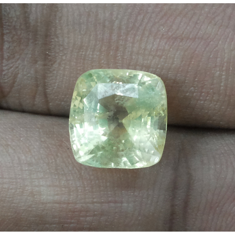 9.79 Ratti Natural yellow sapphire with Govt Lab Certificate-(67710)