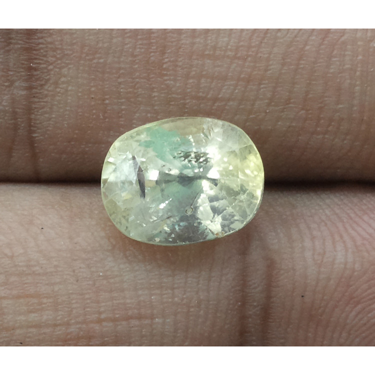 5.04 Ratti Natural yellow sapphire with Govt Lab Certificate-(45510)