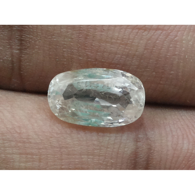 5.96 Ratti Natural yellow sapphire with Govt Lab Certificate-(23310)