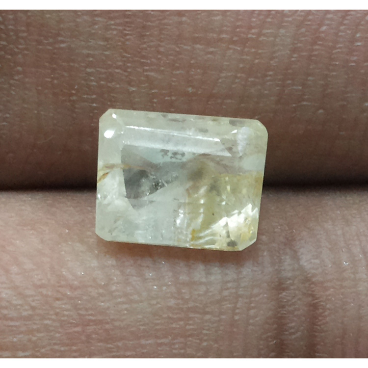 3.29 Ratti Natural yellow sapphire with Govt Lab Certificate-(4100)