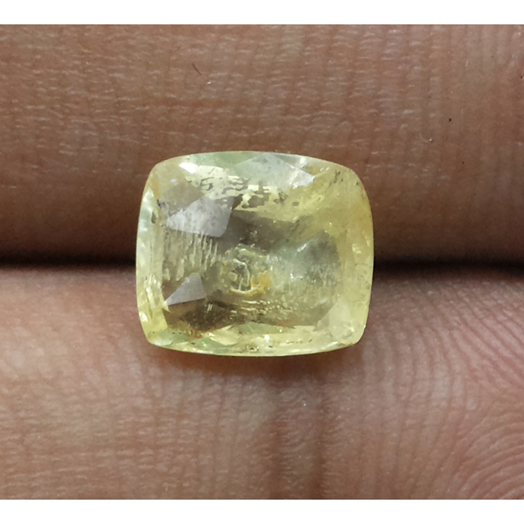3.17 Ratti Natural yellow sapphire with Govt Lab Certificate-(12210)