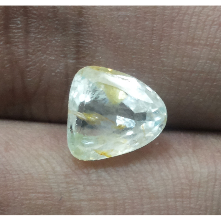 4.71  Ratti Natural yellow sapphire with Govt Lab Certificate-(23310)