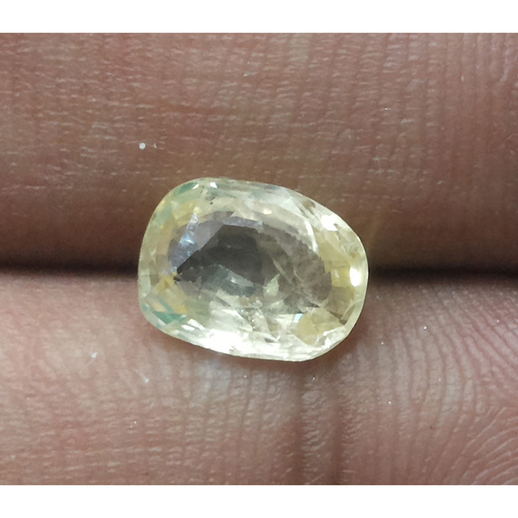 2.72 Ratti Natural yellow sapphire with Govt Lab Certificate-(34410)