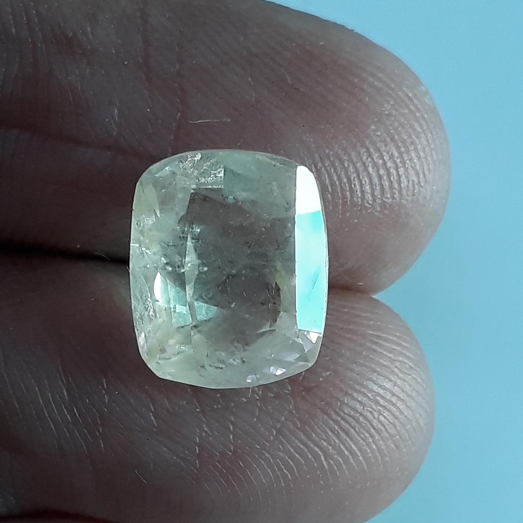 6.43 Ratti  yellow sapphire with Govt Lab Certificate-16650