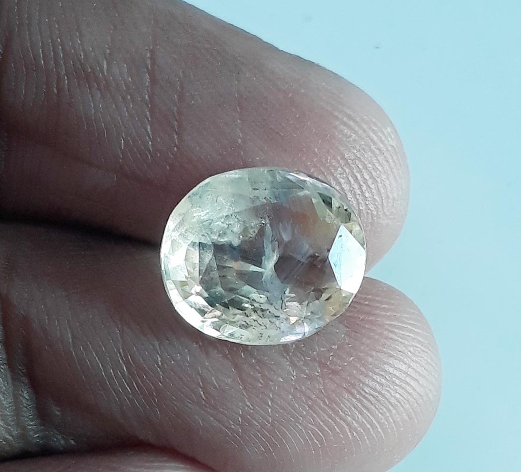 6.14 Ratti  yellow sapphire with Govt Lab Certificate