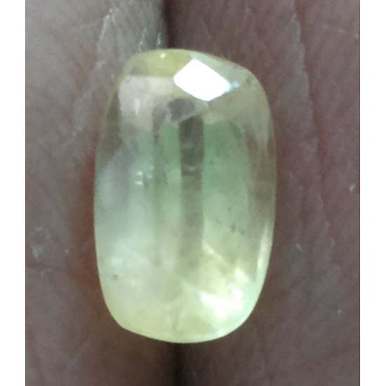 2.01 NATURAL yellow sapphire with Govt Lab Certified-(6100)