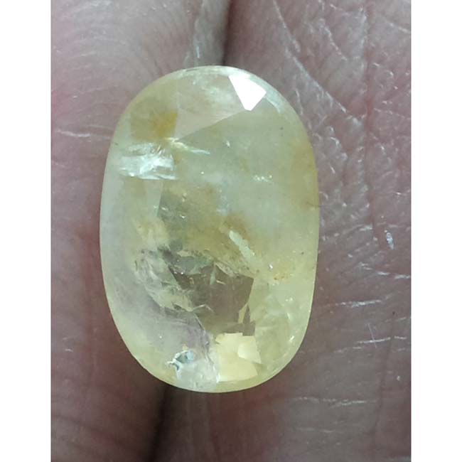 3.09 NATURAL yellow sapphire with Govt Lab Certified-(4100)