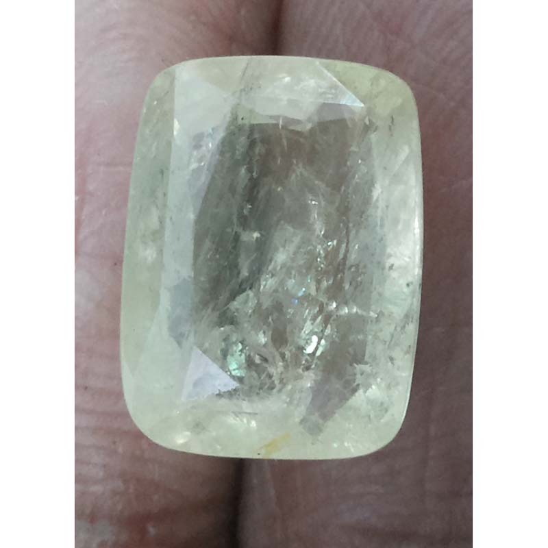 9.12 NATURAL yellow sapphire with Govt Lab Certified-(6100)