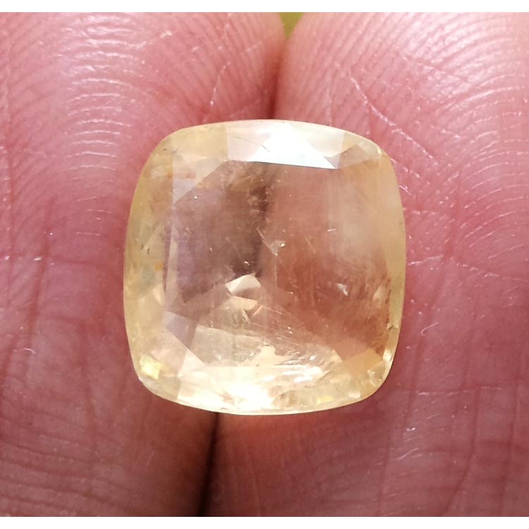 5.48 Ratti yellow sapphire with Govt Lab Certified-(11000)