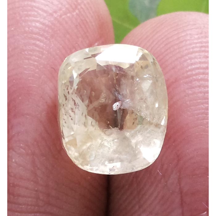 7.20 Ratti  yellow sapphire with Govt Lab Certificate-(16650)