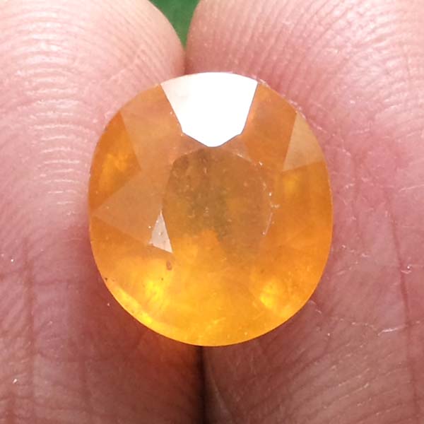 6.63 Ratti  yellow sapphire with Govt Lab Certificate-(5100)