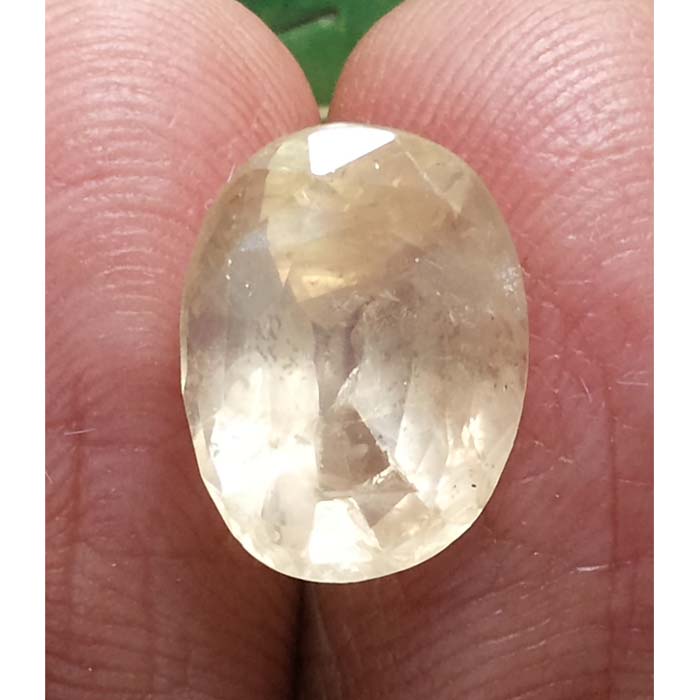 6.40 Ratti  yellow sapphire with Govt Lab Certificate-(16650)