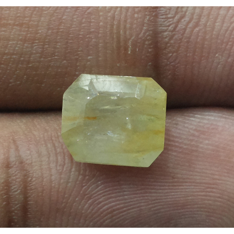 5.23 Ratti Natural yellow sapphire with Govt Lab Certificate-(2100)
