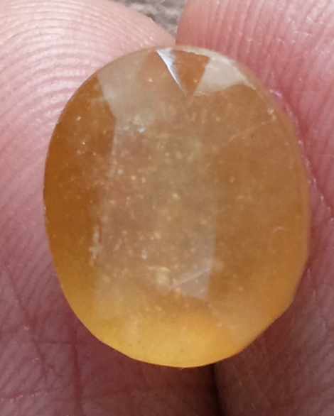 11.26 Ratti  Natural yellow sapphire with Govt Lab Certificate-(2100)