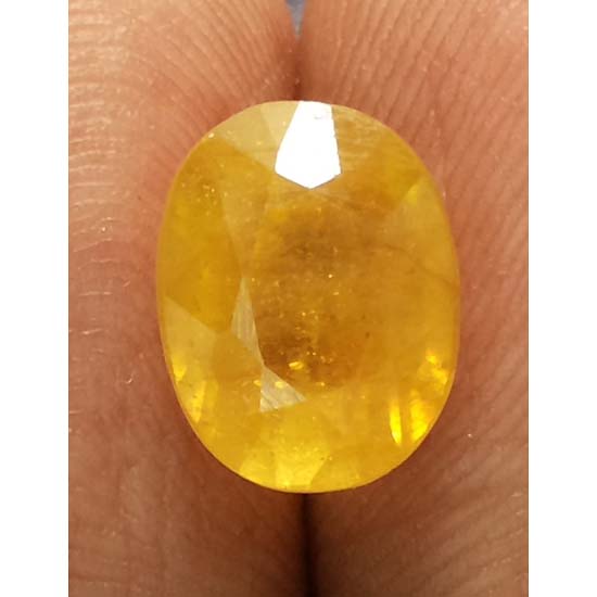 5.90 Ratti  yellow sapphire with Govt Lab Certificate-(4100)