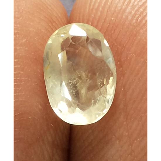 2.08 Ratti  yellow sapphire with Govt Lab Certificate-(11000)