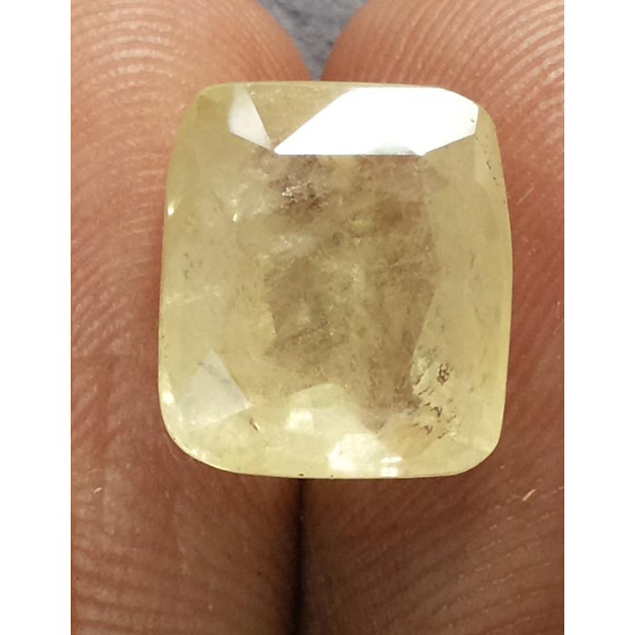 7.83 Ratti  yellow sapphire with Govt Lab Certificate-(12210)