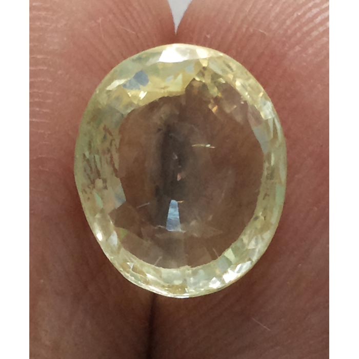4.46 Ratti  yellow sapphire with Govt Lab Certificate-(34410)