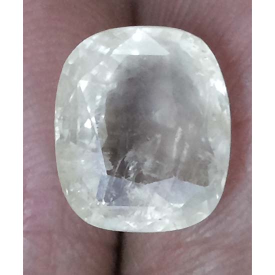 7.53 Ratti  Natural yellow sapphire with Govt Lab Certificate-(16650)