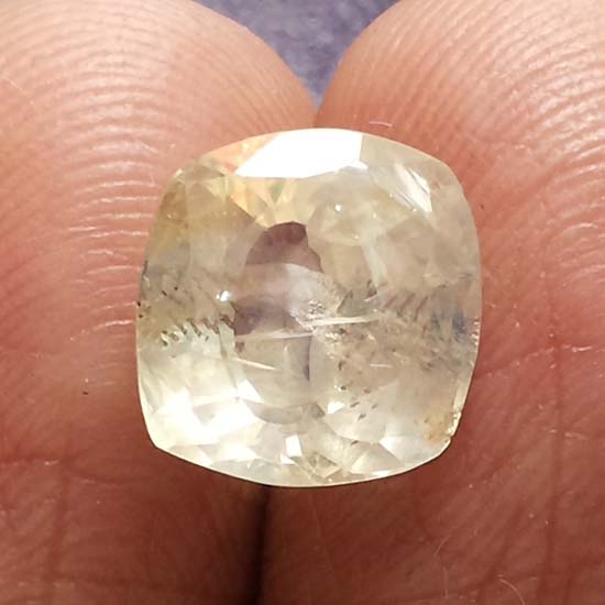 5.38 Ratti  Natural yellow sapphire with Govt Lab Certificate-(16650)