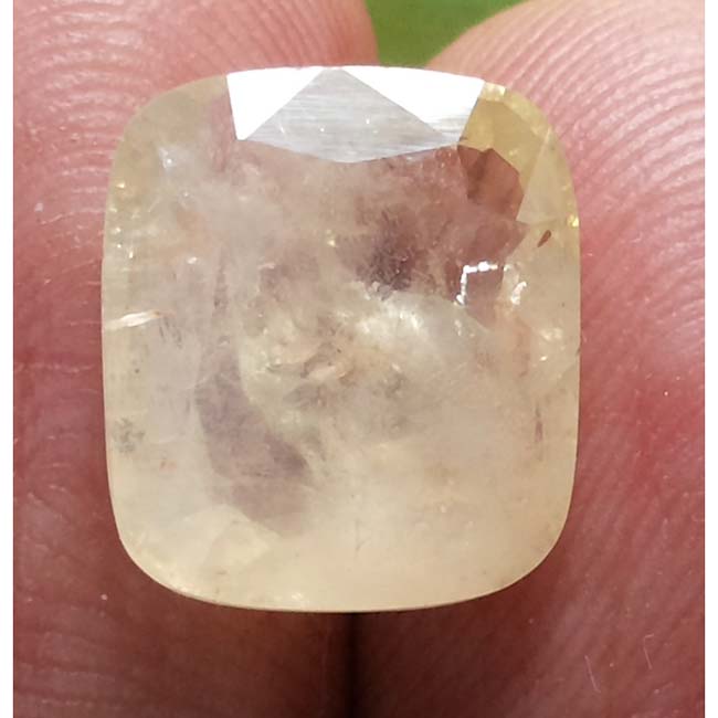 7.51 Ratti  yellow sapphire with Govt Lab Certificate-(4100)