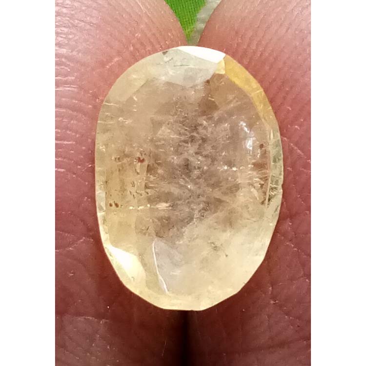 3.87 Ratti  yellow sapphire with Govt Lab Certificate-(16650)