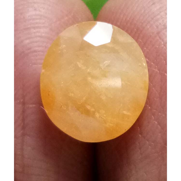 6.02 Ratti  yellow sapphire with Govt Lab Certificate-(1100)