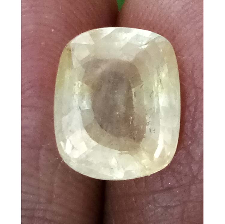 6.20 Ratti  yellow sapphire with Govt Lab Certificate-(15000)