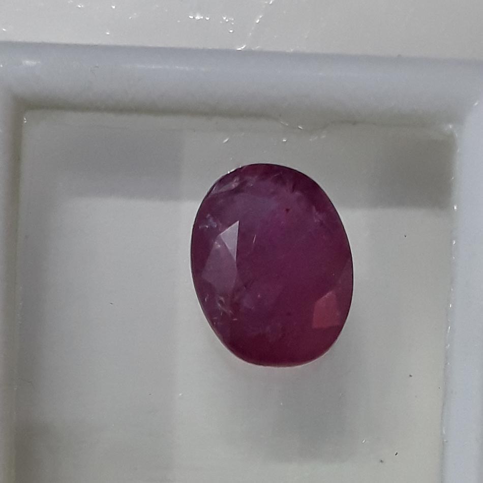 4.61 Ratti Natural Mozambique Ruby with Govt. Lab Certificate