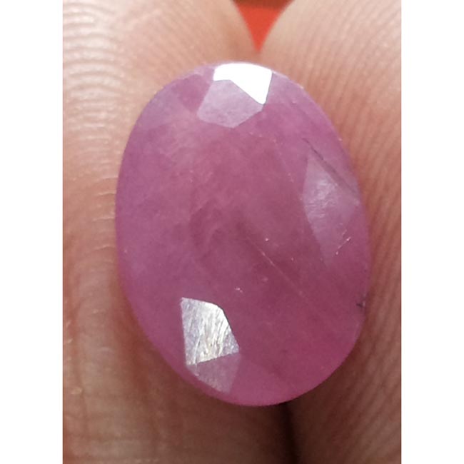 4.86 Ratti Natural New Burma Ruby with Govt. Lab Certificate-(3100)