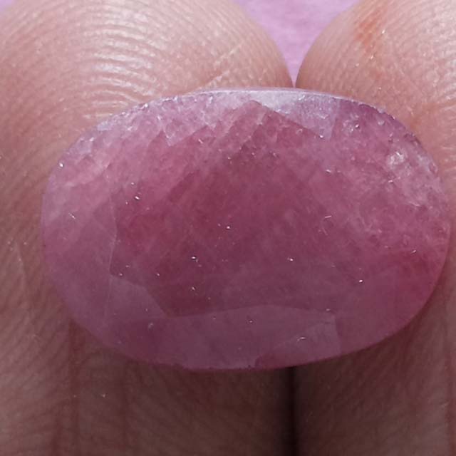 8.58 Ratti  Natural Indian ruby with Govt. Lab Certificate-(1100)