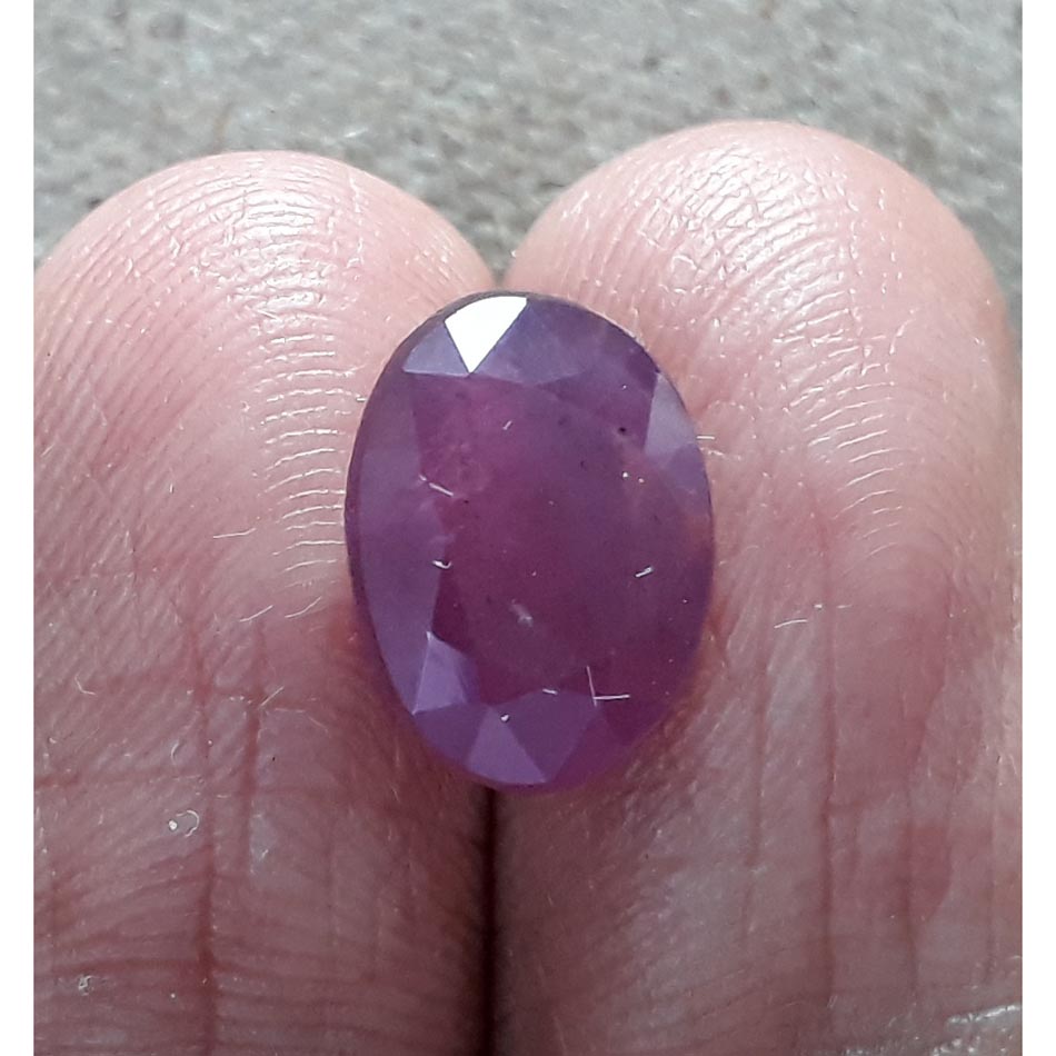 6.09 Ratti Natural New Burma ruby with Govt. Lab Certificate-(4100)